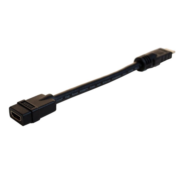 Comprehensive Pro AV-IT Series High Speed HDMI Cable with Ethernet Male To Female 8 in. HDP-J-8INPROBLK - main